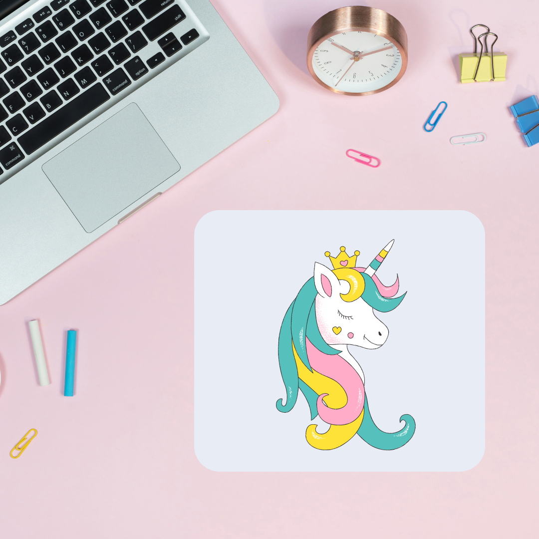 Customized unicorn mouse pad
