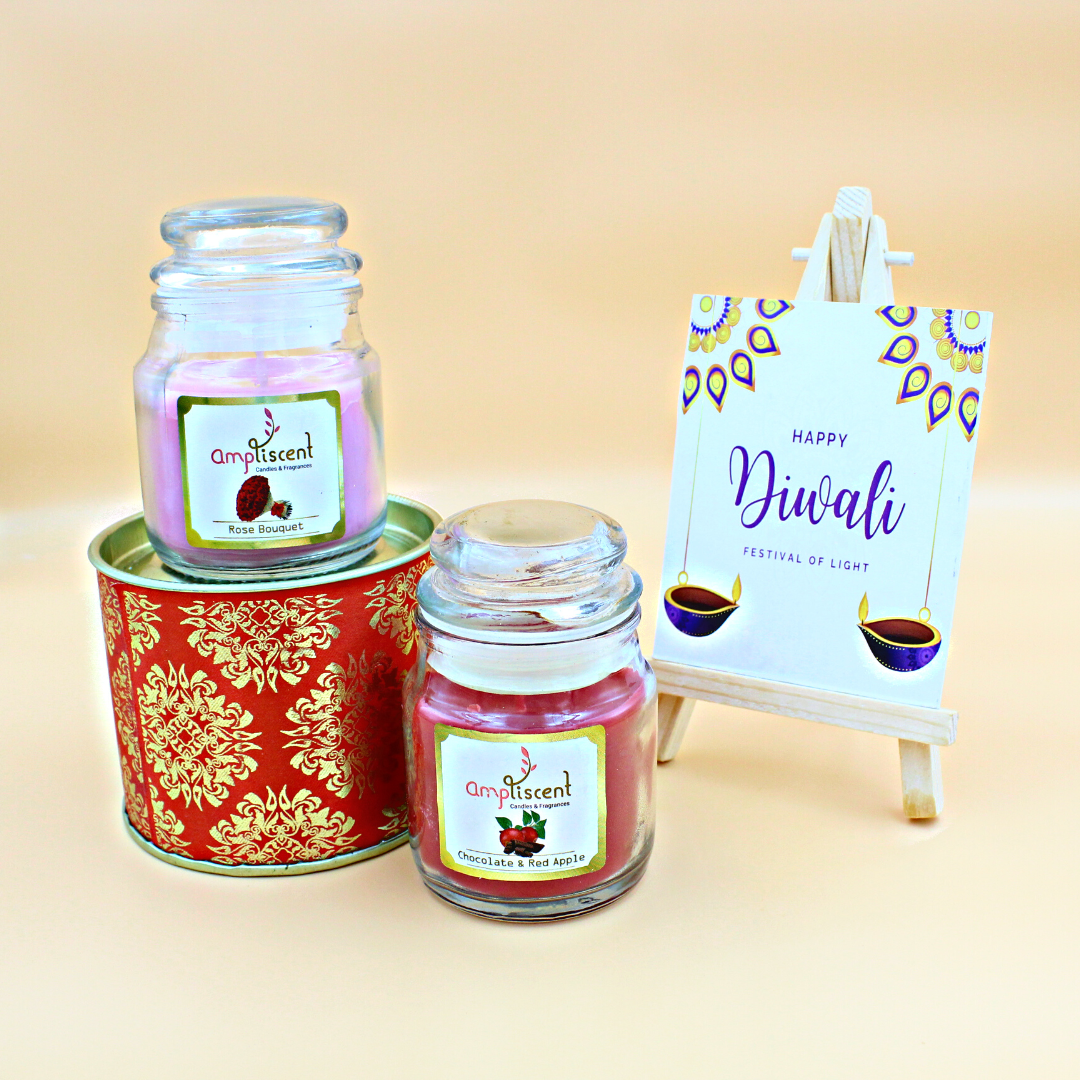 Aroma Candles with rubber glassed seal